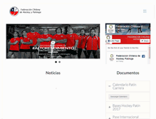 Tablet Screenshot of patinchile.cl